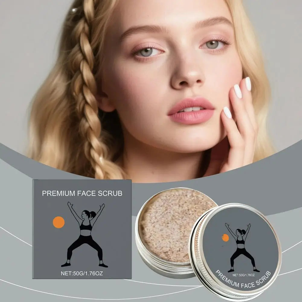 6-in-1 Daily Glow & Moisturize Day Balm, Night Balm & Face Scrub Reduces Acne & Redness, Moisturizing & Repairing Skin Care 50g