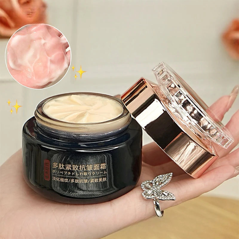 Polypeptide Anti-Wrinkle Firming Face Cream Deep Hydration Brighten Dull Skin  Minimize Fine Lines Moisturizing Day Night Cream
