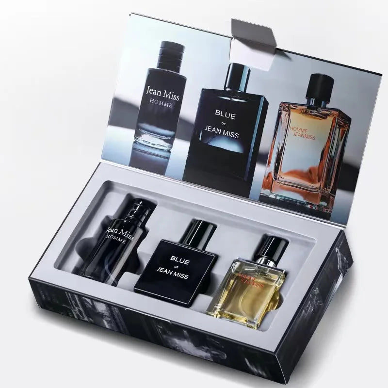 High Quality 90ml Men Perfume Hombre Gift Box 3pcs Set Colognes Scent Fascination Man Perfumes Masculinos Lasting Parfum Heren