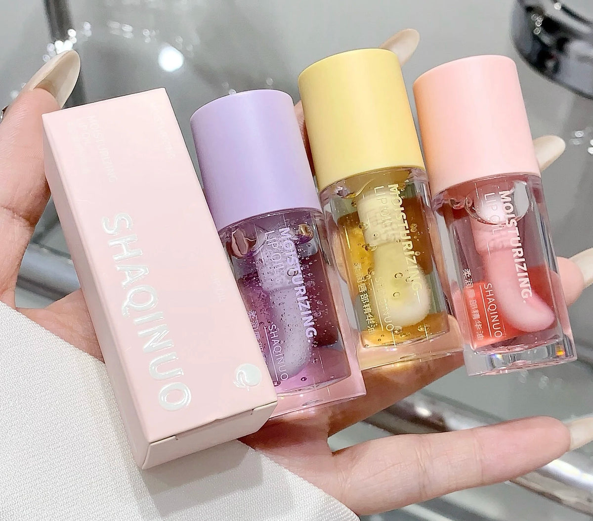 Water Light Lip Gloss Moisturizer Transparent Jelly Mirror Fruit Crystal Lip Oil Clear Hydrating Plumping Korean Lip Care Makeup