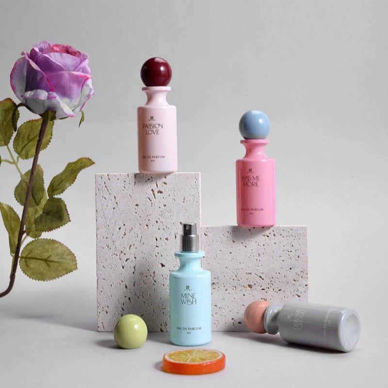 Brand Perfume Gift Set Premium Luxury Perfume Fresh Natural Rose Jasmine Vanilla Eau De Toilette Lasting Alluring Women Perfume