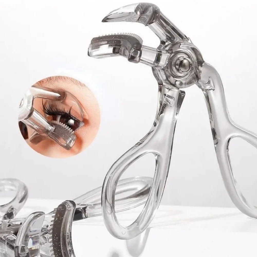 Dual-Type Eyelash Curler with Comb Long-lasting eyelash curler Wide Partial Clip Options Waterproof Natural Curl eye makeup tool