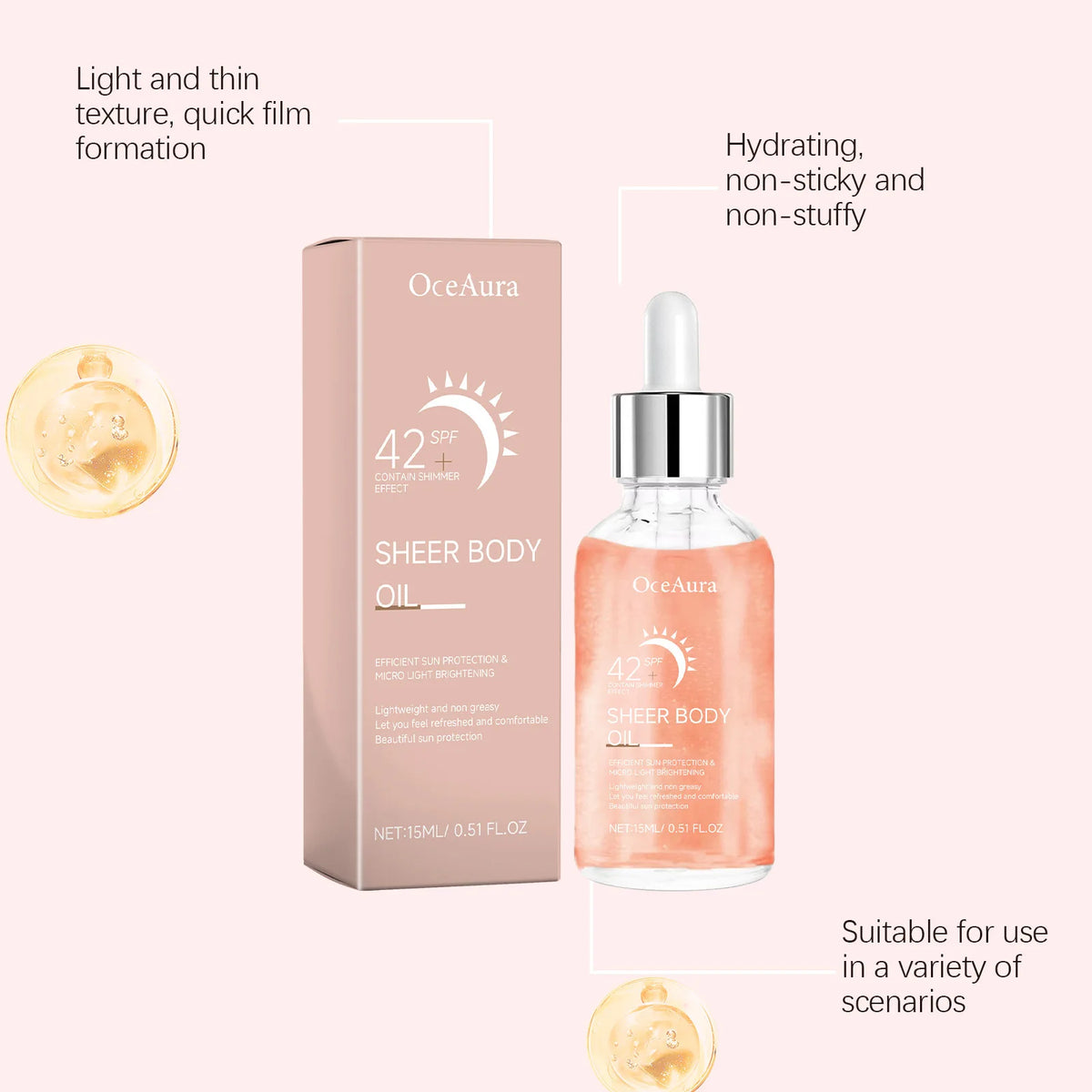Refreshing Sunscreen Spray Body Sun Block Isolation Mist Long Lasting UV Protector Summer Outdoor Brightening Moisturizer Serum