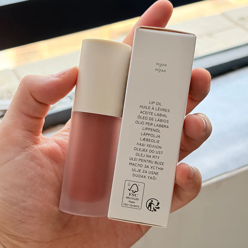 Summer Limited Rho Vanilla Beige LipBalm Moisturizing Transparent Lipstick Set Smooth Soft Tube Mirror Lip Gloss Lip Blum Makeup