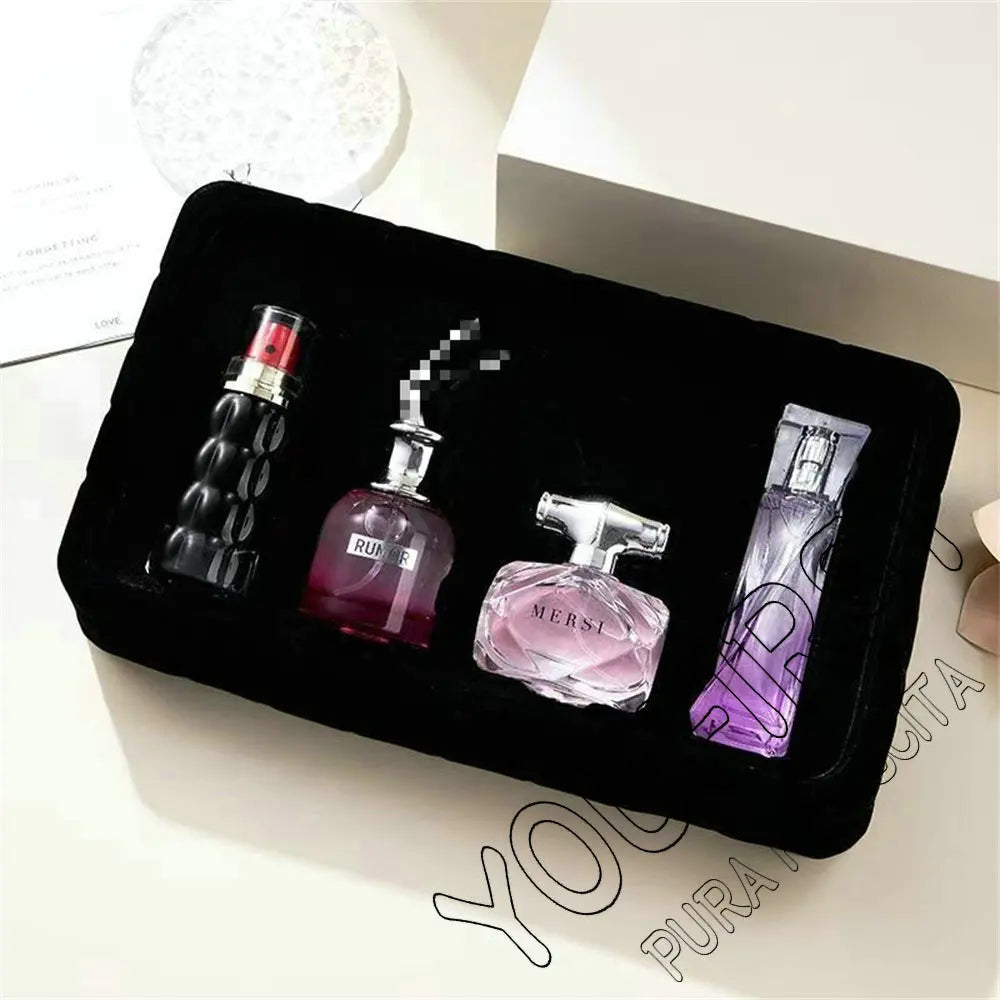 Classic Brand Perfume Women Eau de Parfums Dames 90ml Feminino Perfumes De Mujer Originales Gift Box 4Pcs Set Floral Scent Spray