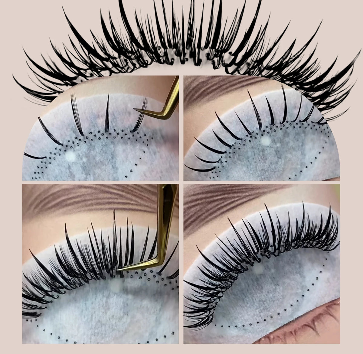 Abonnie  Fluffy Classic Lashes Extensions Premium Individual Eyelashes Extensions Volume Cilios All Szie
