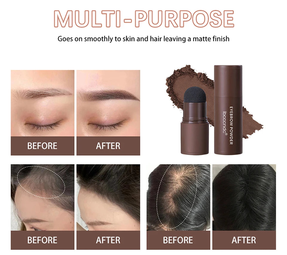 Complete Professional Makeup Brushes Eyebrow Powder Stencil Kit Waterproof Long Lasting Eyebrow Enhancers Brow Powder Stamp 1.8g