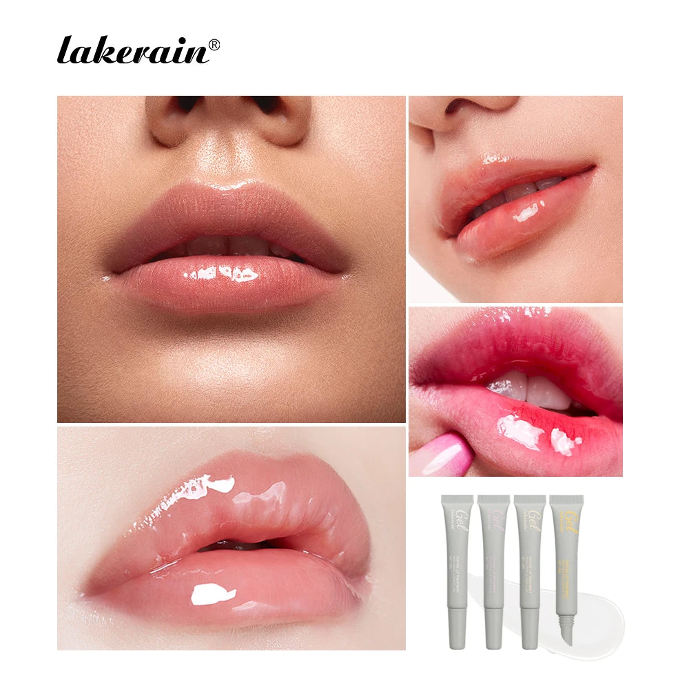 10ml Moisturizing Peptide Lip Treatment Lip Mask Gel Remove Dead Skin Lipstick Base Lip Cream Lip Care Mask Reduce Lip Lines