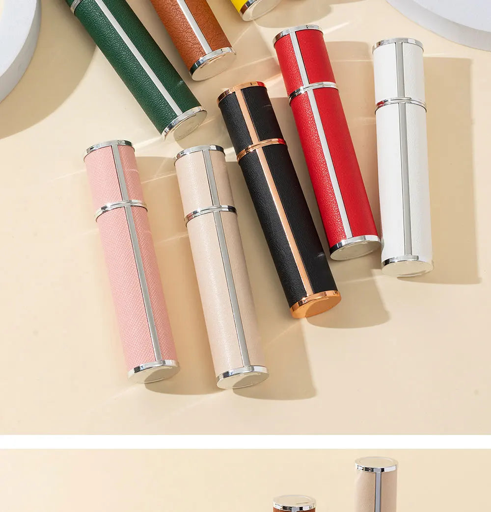 1PC Leakproof 10ml Travel Perfume Atomizer - Portable, Replenishable mini Cologne Dispenser, Glass Inner Bottle