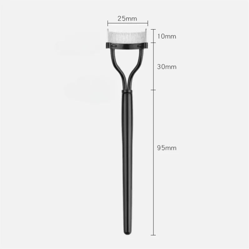 1Pc Metal Eyelash Curler Lash Separator Eyelash Brush Comb Mascara Curl Beauty Makeup Lash Separator Cosmetic Tool New Wholesale