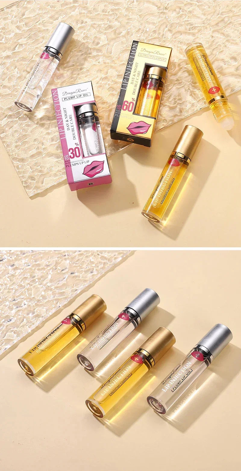 Instant Volumising Lip Plumper Oil Lip Enhancer Lip Gloss Plumping Serum Moisturizing Anti-Wrinkle Lipstick Sexy Lip Care Makeup