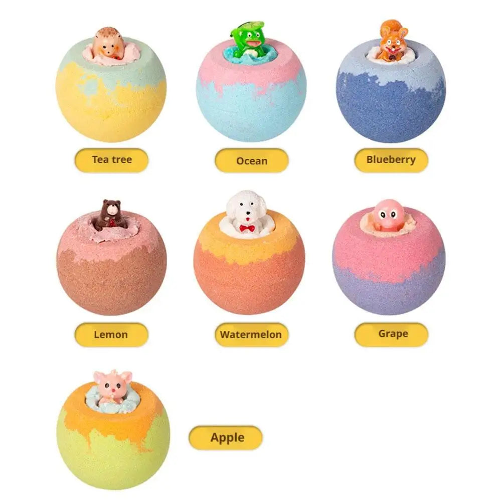 Newly Upgraded 1pcs Surprise Bath Balls Bath Toys Bath Ball Foam Bath Children Bath Ball Mini With Surprise Toy Inside