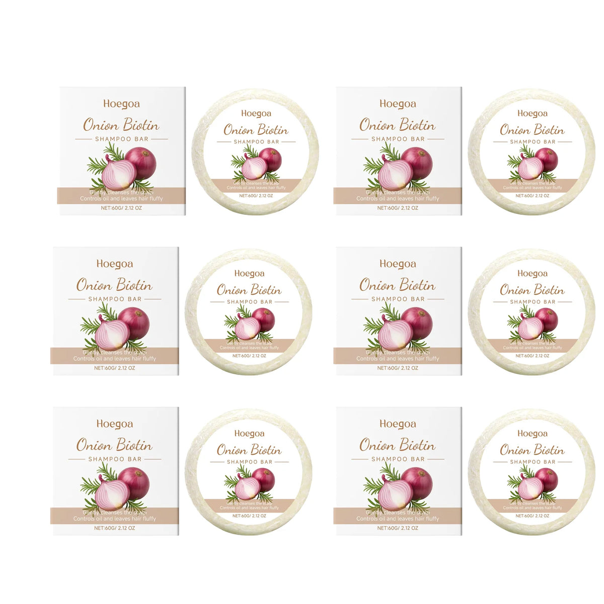 Onion Biotin Shampoo Soap Rosemary Gentle Cleansing Nourish Scalp Hair Growth Anti Loss Moisturizing Smooth For All Hair Types