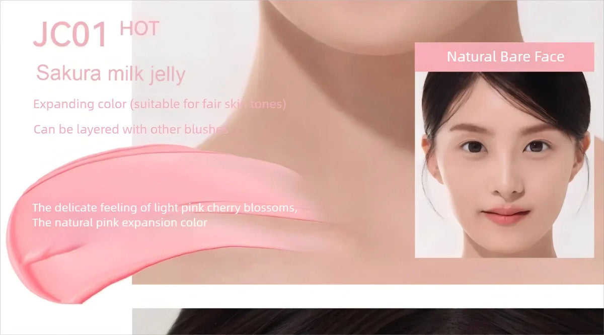 AZTK Liquid Blush Expand Shrink Matte Atmosphere Contorting Brightening Lifts Complexion Cheek Blue Cheek Purple Blush Girl
