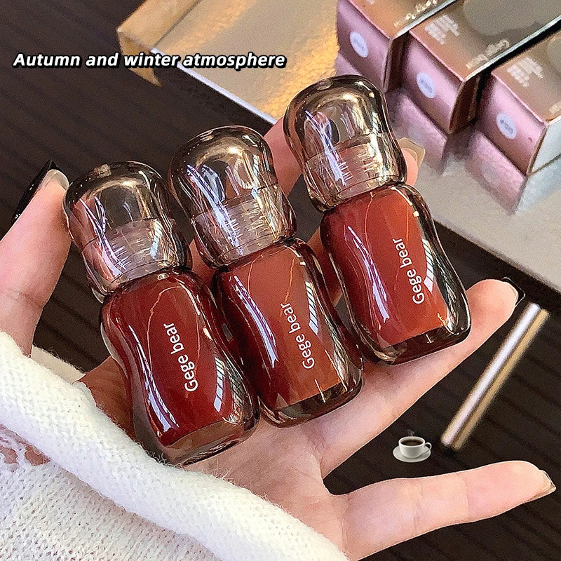 Moisturizing Plump Lips Mirror Effect Lip Color Non Greasy Texture Liquid Lip Pigment Not Easy To Stick Lightly Lip Glaze