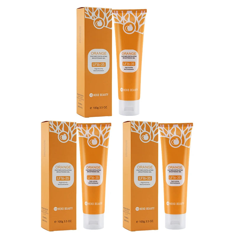 Lf16-35 Orange Exfoliating Gel Gently Cleans Pores Smooth Texture That Reduces Roughness Exfoliates  High Activity Brighten Skin