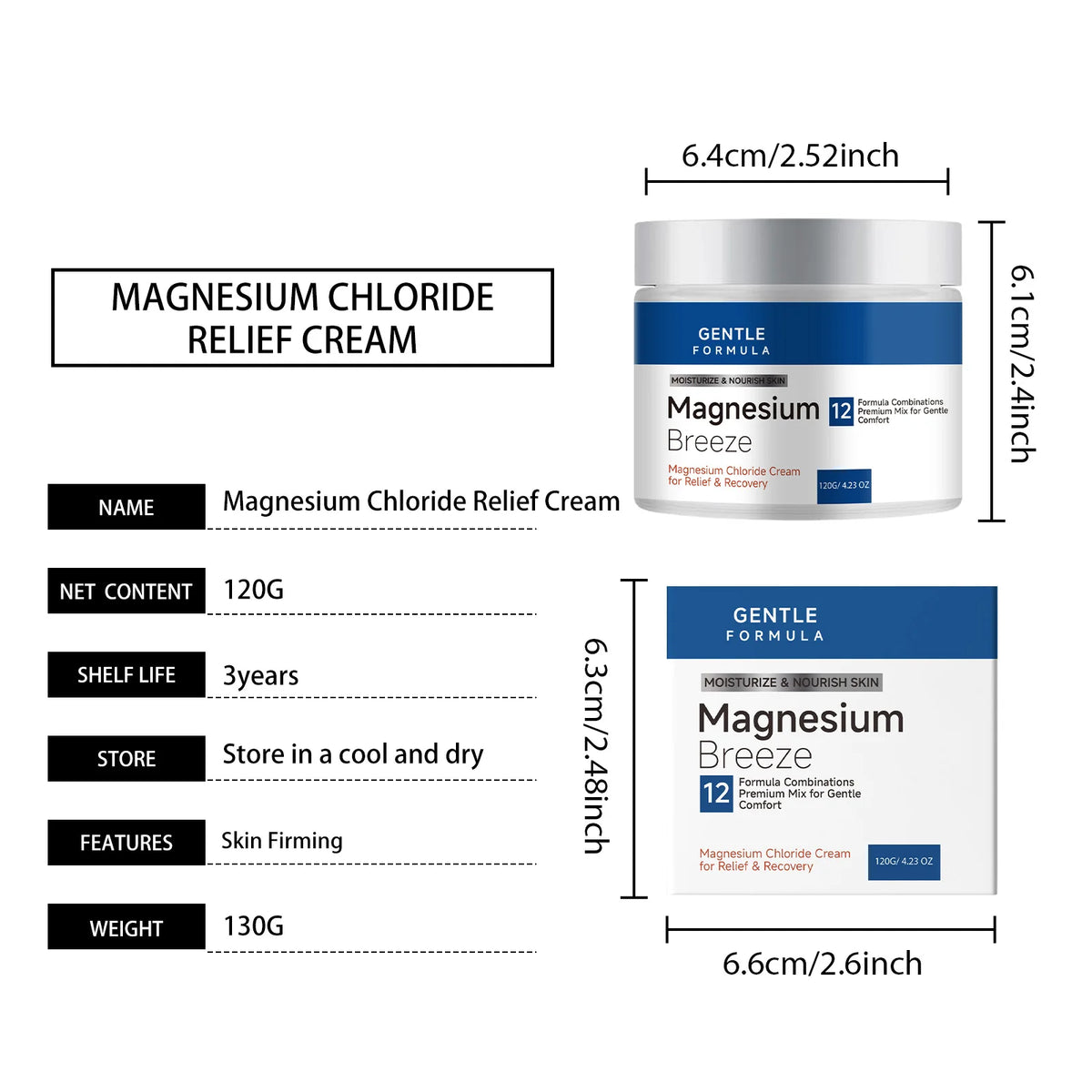 Cooling Body Care Cream Refreshing Skin Moisturizer Daily Massage Lotion for Joint Knee Foot Hip Back Skin Smooth Comfort Care