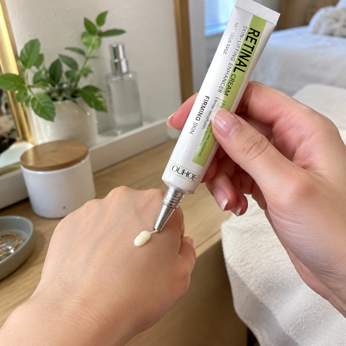 1/2/3/4 Pcs Retinol Face Cream Moisturizing Hydrating Skin Care Gentle Formula for Sensitive Skin Portable Travel Size 15g