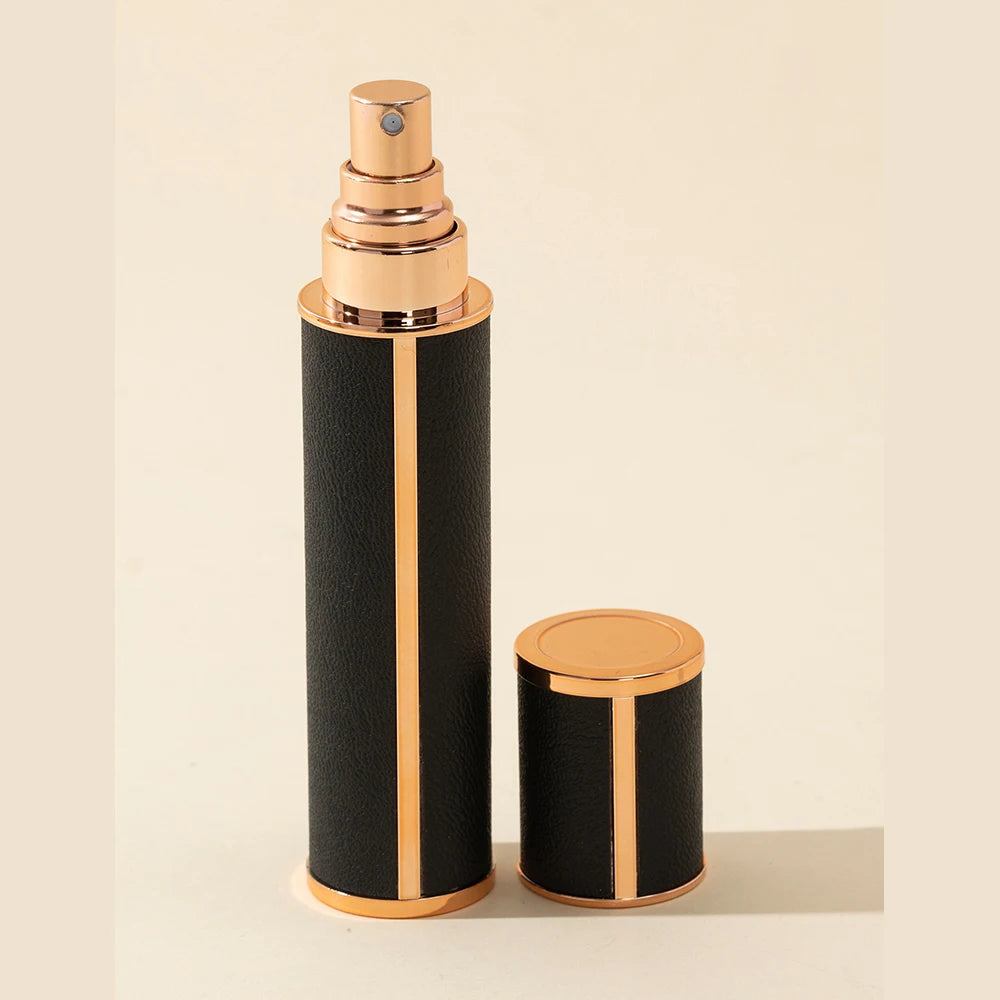 1PC Leakproof 10ml Travel Perfume Atomizer - Portable, Replenishable mini Cologne Dispenser, Glass Inner Bottle