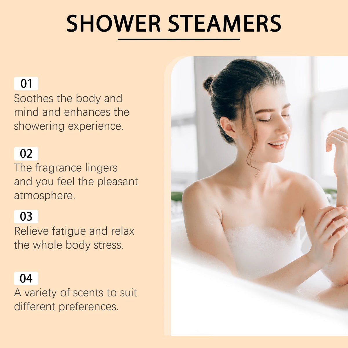 Aromatherapy Shower Steamers Aromatherapy Home Spa Relax Body Mental Relaxation Bath Products Shower Steamers Tablets Deep Clean