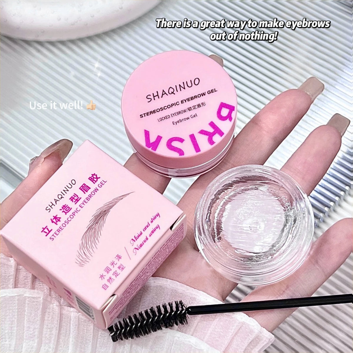 Three-dimensional Eyebrow Shaping Soap Eyebrow Gel Gel Texture Creates Natural Eyebrows Styling