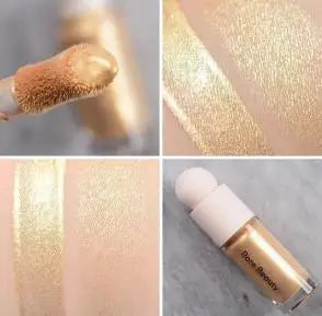 Rare Beauty Original 3D Face Contour Liquid Bronzer Shade Smooth Highlighter Mirror Lasting Natural Waterproof Brighten Makeup