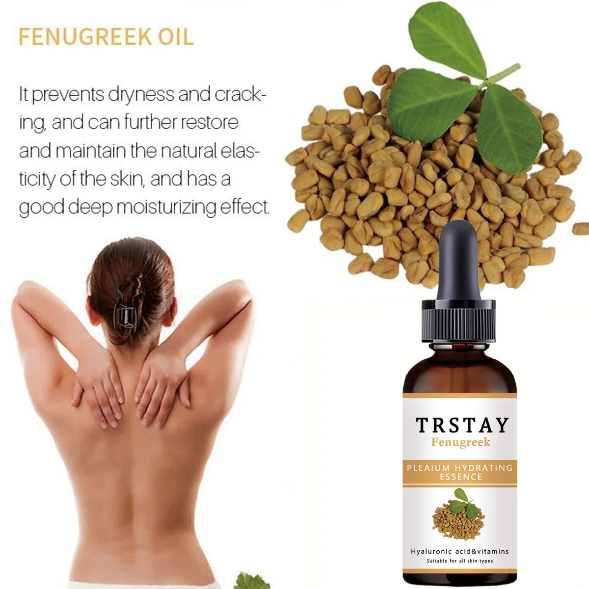 TRSTAY fenugreek 100% pure&natural hip enriching essential oil