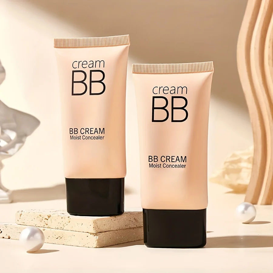 BB Cream Concealer, Lasting Moisturizing, Nude Makeup Liquid Foundation Isolating Cream, Water Light CC Cream