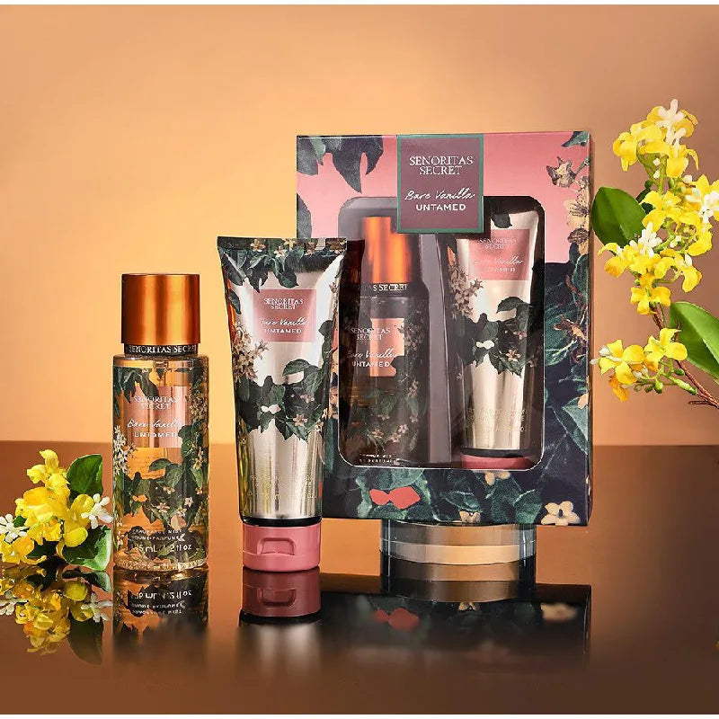 Perfume And Body Lotion Set,Luxury Floral Fruity Women Cream Vanilla Fragrance,Moisturizing Exfoliating,Fresh Sweet Body Spray