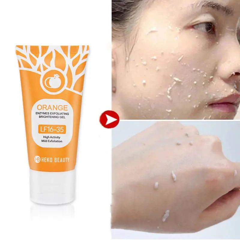 Lf16-35 Orange Exfoliating Gel Gently Cleans Pores Smooth Texture That Reduces Roughness Exfoliates  High Activity Brighten Skin