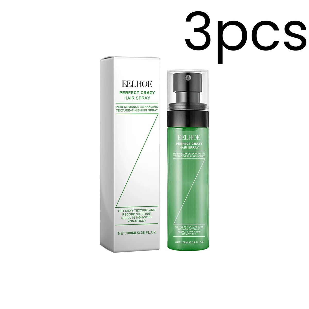 EELHOE Volumizing Hair Spray Oil Control Refreshing Anti Frizz Quick Dry Lightweight Non Greasy Soft Smoothing Hair Spray 100ml