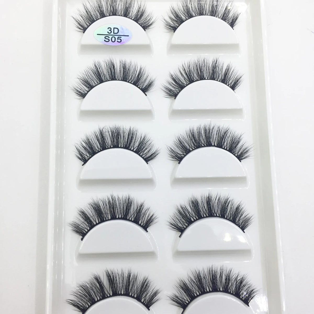 Natural 3D Mink False Eyelashes, Soft Wispy, Fluffy Eye Faux Lashes, Make Up Eyelash, Beauty Cat Cilios, 5 Pairs, 15 Styles