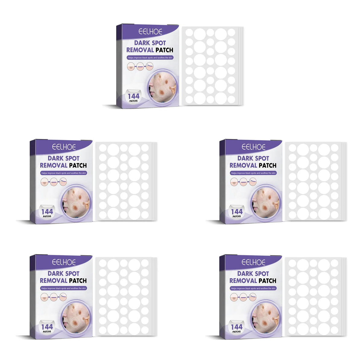 Dark Spot Correcting Patches Freckles Remover Brightening Fade Fade Dark Spots Lightening Melasma Facial Invisible Care Stickers