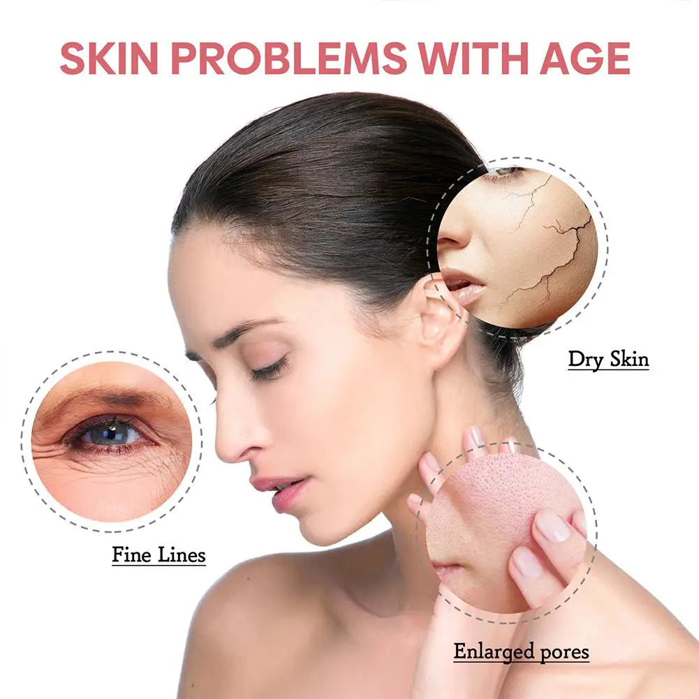 5 In 1 Hyaluronic Acid Face Serum Moisturizing Vitamin C collagen Lightning Facial Serum Shrink Pores Skin Care