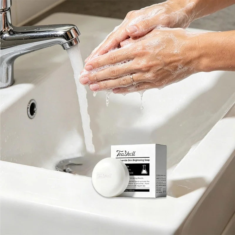 Niacinamide Cleansing Soap Hydrating Body Wash Bar 100g Mild Non Irritating Plant Extracts Suitable For Bathing Handmade Soap