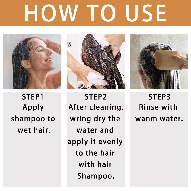 YUITIKUE Ginger & Rosemary Extract Shampoo 5-in-1: Intensive Nourish, Strengthen Hair, Reduce Breakage