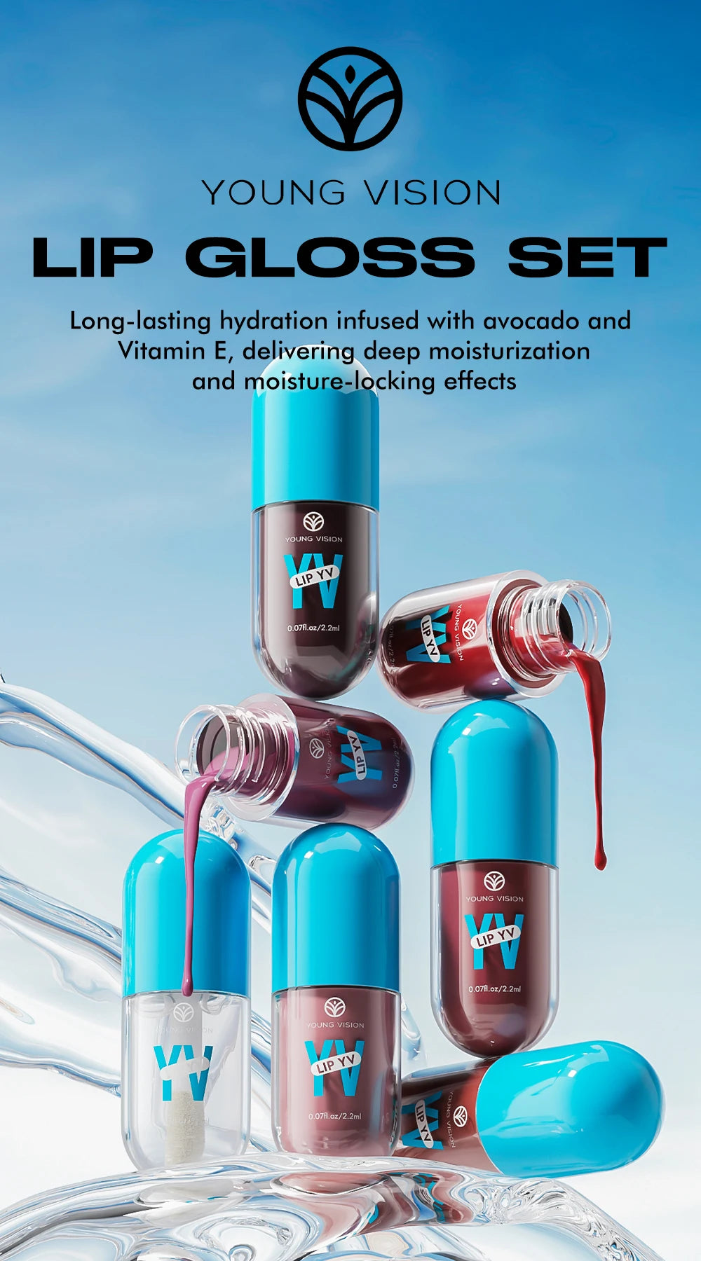 Mini Velvet Matte Lip Gloss Set, 3pc/4pcs Non-Fading, Non-Stick Cup, Long-Lasting Fruit Scented Lip Tint, Smooth and Lightweight