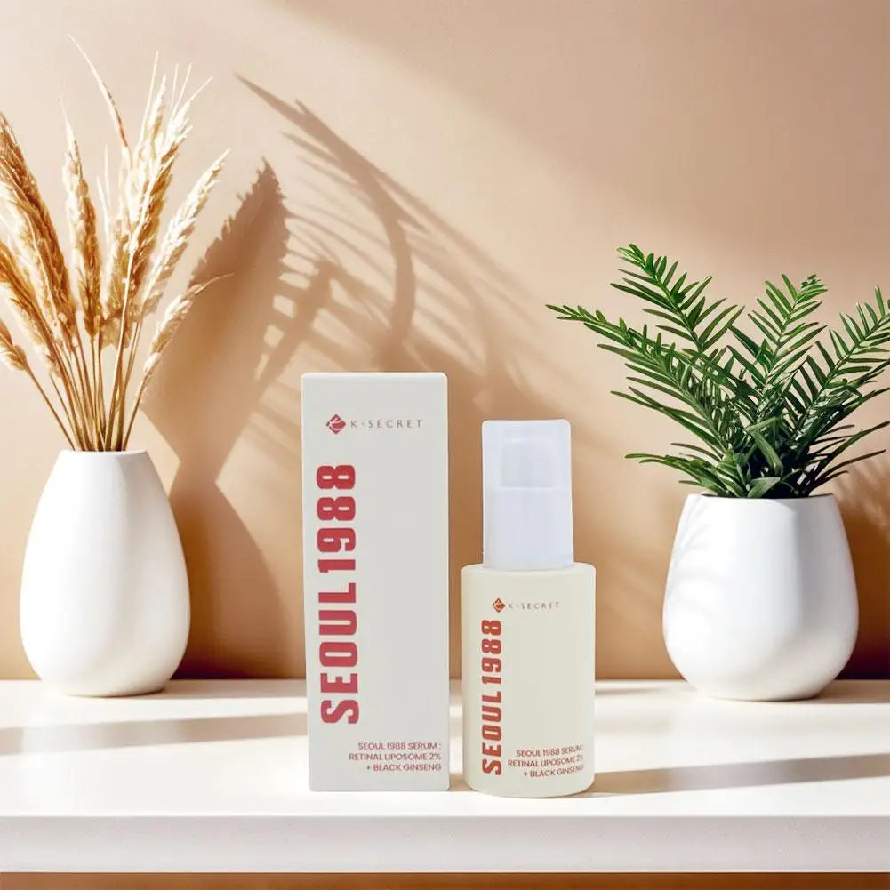 Seoul 1988 Retinol Eye Firming Cream Rice Essence Toner Set Natural Antioxidant Ingredients Suitable for Sensitive Skin