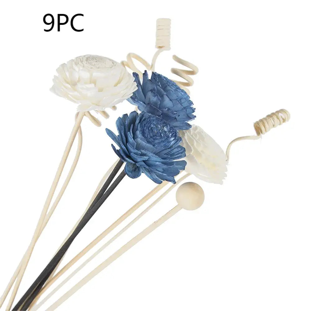 Chrysanthemum Reed Diffuser Sets Artificial Plant Fireless Aroma Vine Combination Desktop Decor Home Fragrance Products