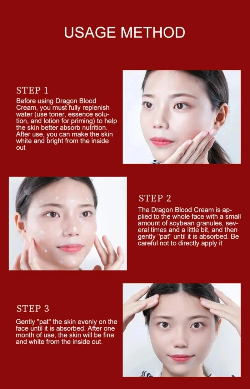 Dragon's Blood Face Cream Retinol Placenta Essence Brightening Lift Firming Skin Care Korean Cosmetics