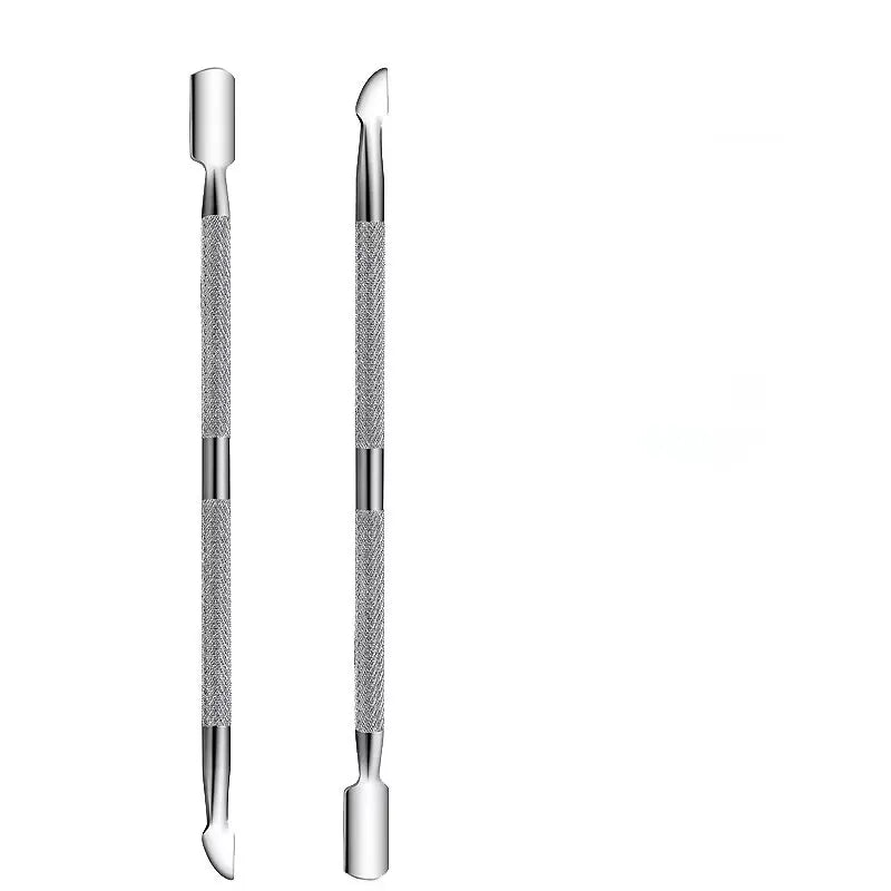 Double-ended Stainless Steel Cuticle Pusher Dead Skin Push Remover For Pedicure Manicure Nail Art Cleaner Care Tool