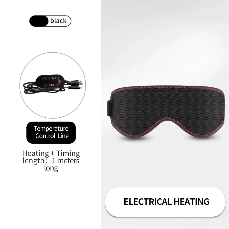 Heated Eye Mask Eye Mask for Dry Eyes with 3 Heat Levels Hot Compress Warm Compress Heating Pad for Sleep Dark Circles