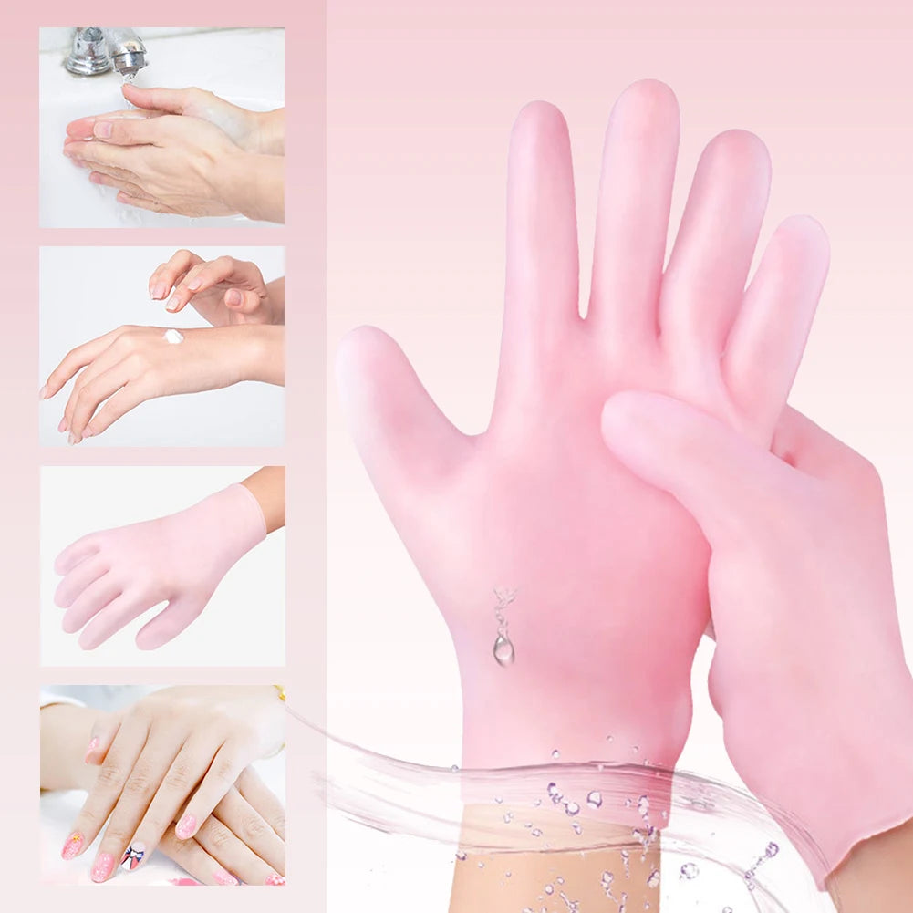 Silicone Exfoliating Socks & Gloves Anti Slip Foot & Hand Spa Mask Hands Peeling Gloves Prevents Dryness Feet/Hand Care Tools