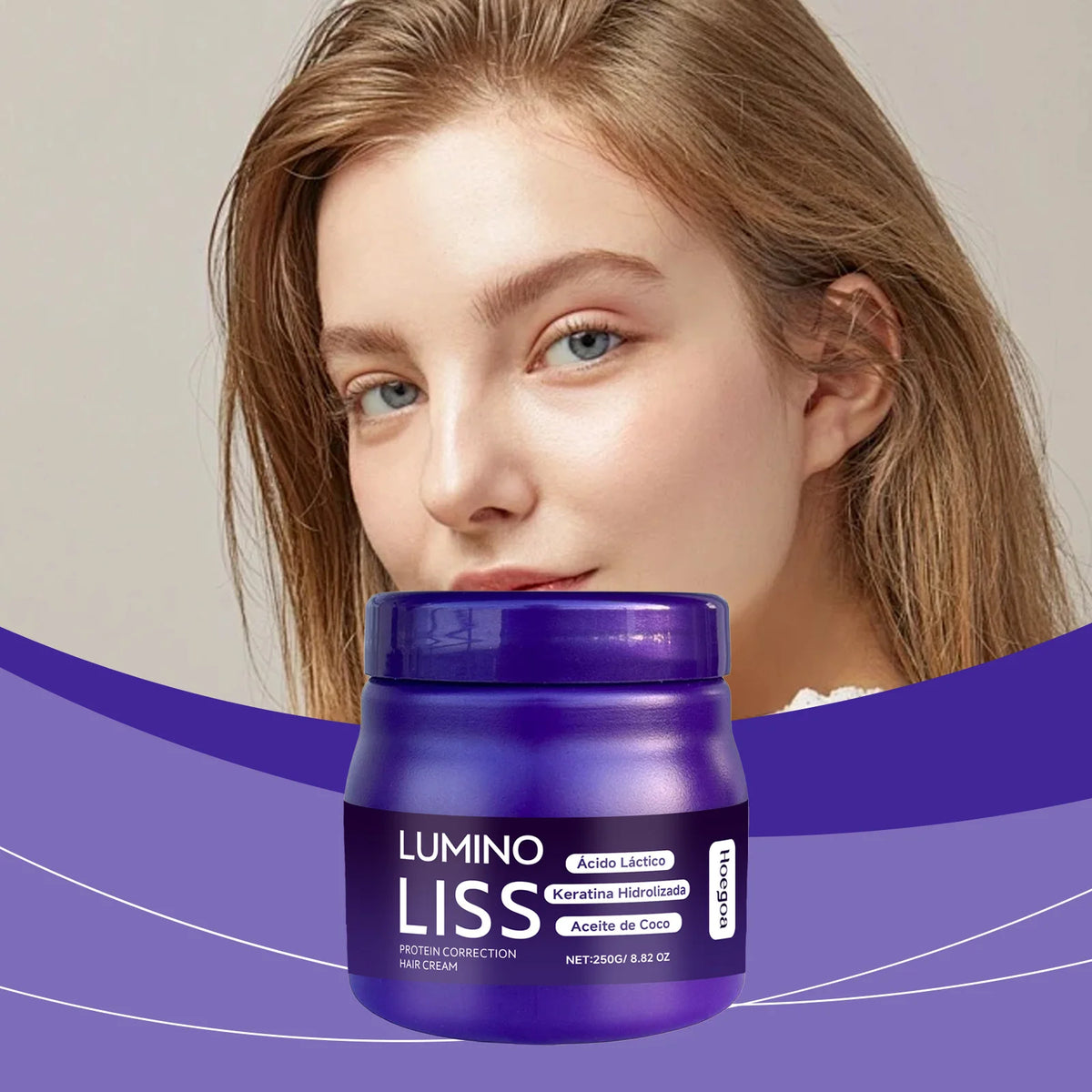 Moisturizing Hair Cream for Straightening Hair Treatment for Very Dry and Damaged Hair Repair Anti Frizz Keratin Hair Mask 250g