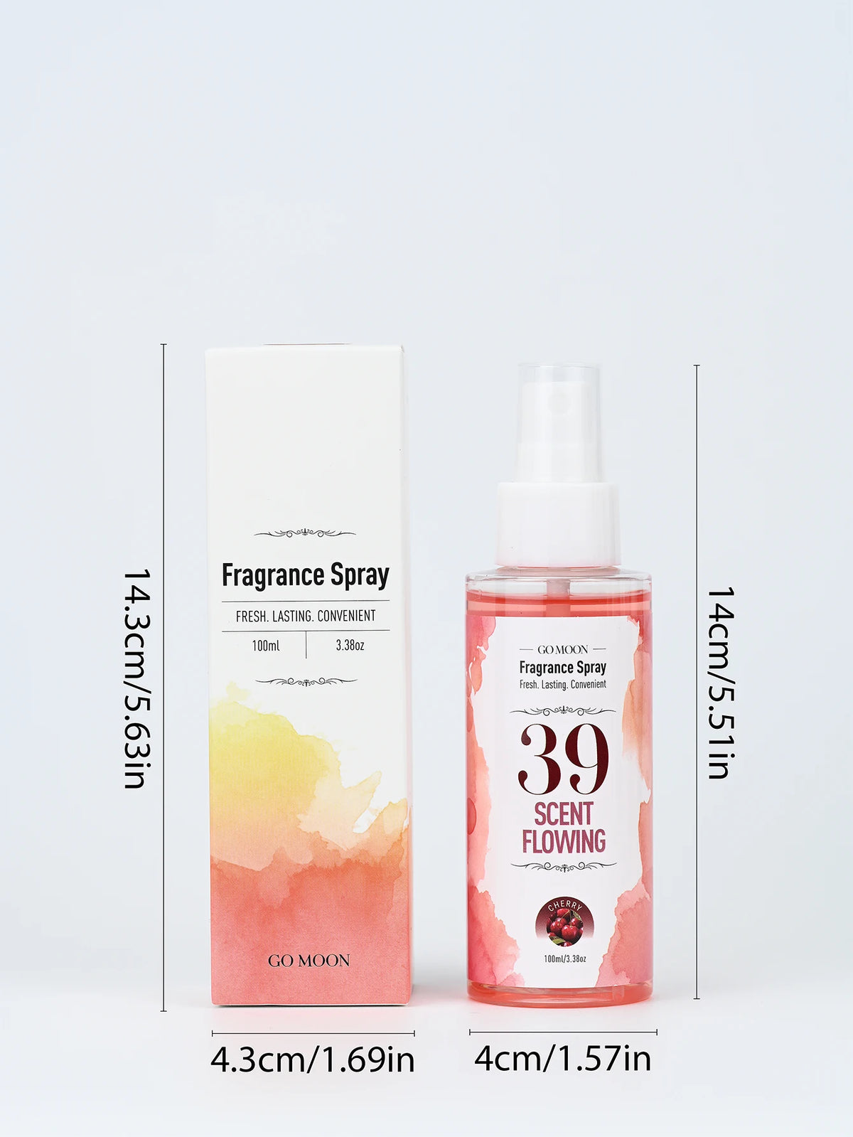 100ml/3.38oz, 10 Scents Fragrance Spray, Quickly Remove Odors, Long Lasting Fragrance, Air Fresh, Suitable for Home, Car, Gifts