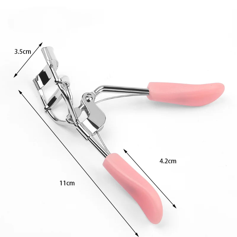 CNKESS 1Pc Pro Makeup Eyelash Curler Beauty Tools Lady Women Nature Style Cute Eyelash Handle Curl Eye Lash Curler Random Color