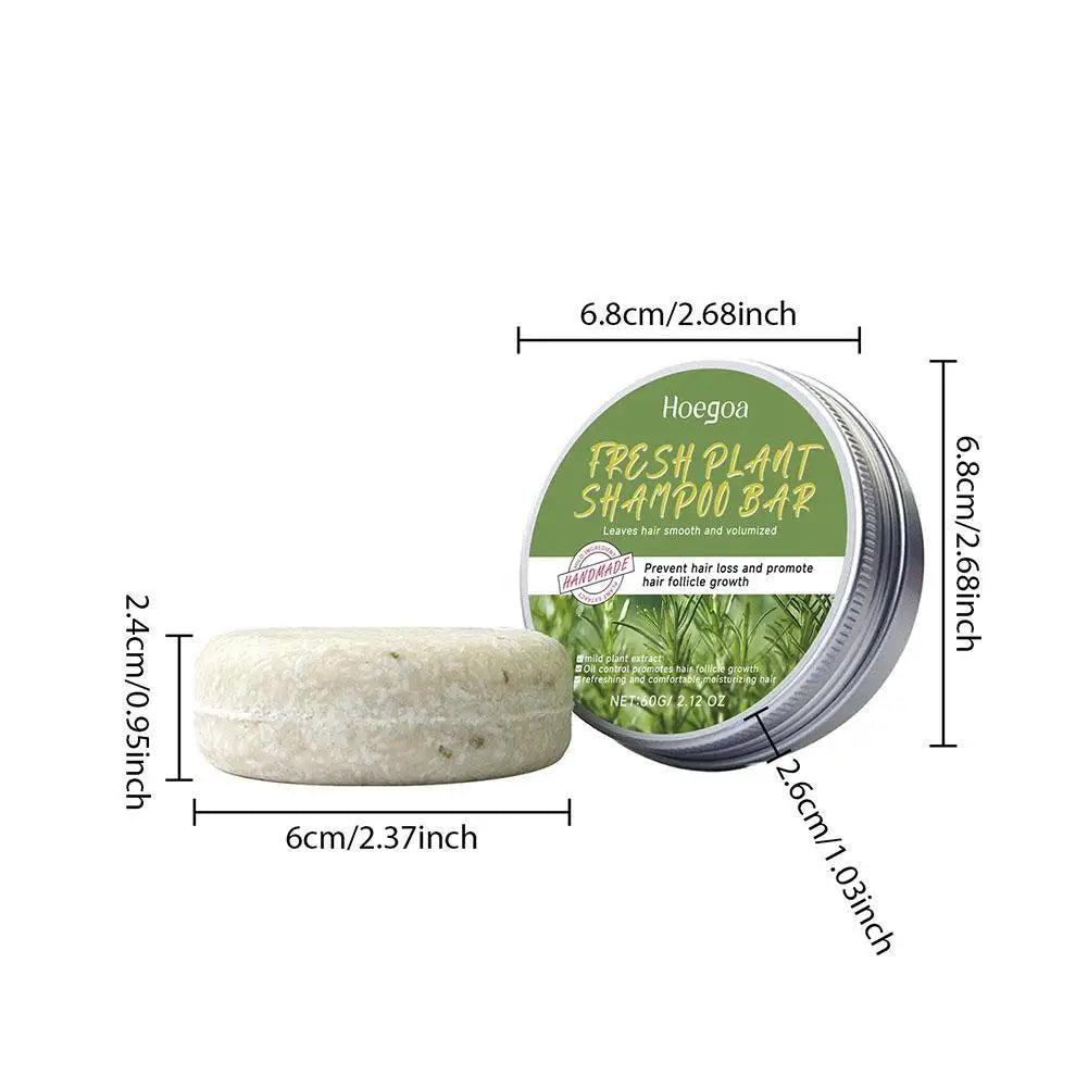 Rosemary Shampoo Soap Ginger/bamboo/lavender/Polygonum Multiflorum Deep Cleansing Soap Bar For Treated Dry Damaged Hair Care