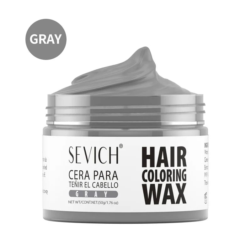 SEVICH Fashion One-Time Hair Color Wax Styling Temporary Dye Cream Gel Mud Pomade For Beards Eyebrow Easy To Wash Hair Dye Wax