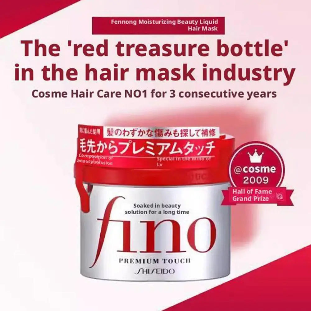 Japan Fino Original Softness Improvement Hair Conditioner -Silver Diamond Hair Mask-Oil Control Fluffiness Improvement Shampoo