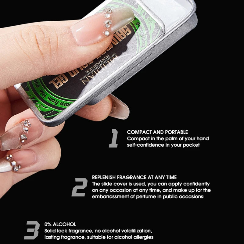 Men Solid Cologne Long-lasting Fragrance Men Deodorant Set 4 In A Box Portable Woman Floral Scent Solid Balm Gel Light Fragrance